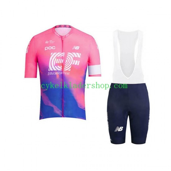 2019 EF Education First Pro Cycling Män Cykeltröja och Cykelshorts N001