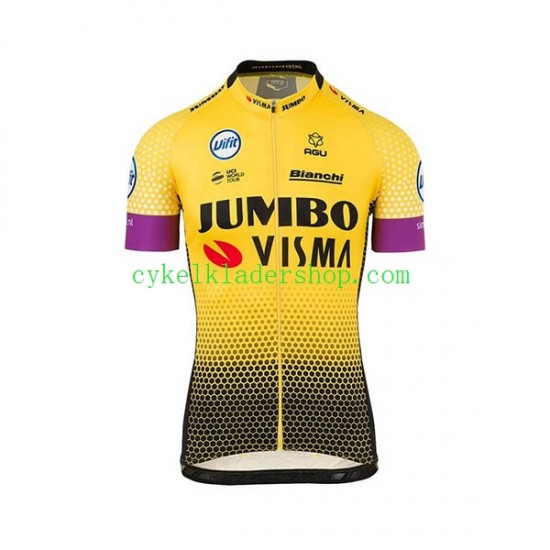 2019 Team Jumbo–Visma Män Cykeltröja Kortärmad N001