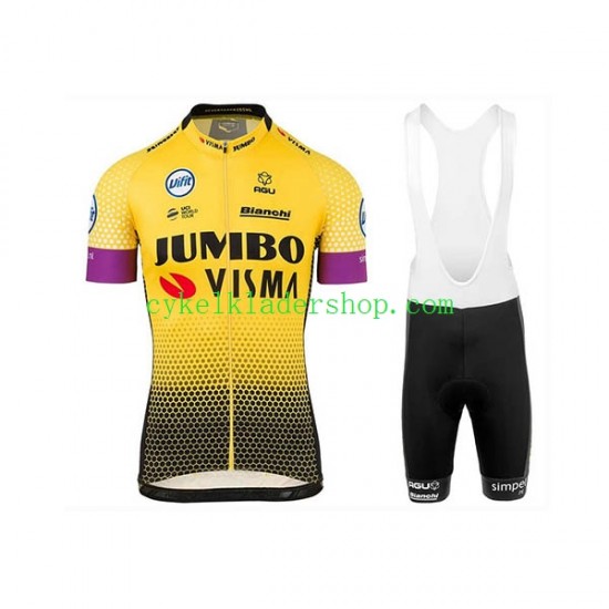 2019 Team Jumbo–Visma Män Cykeltröja och Cykelshorts N001