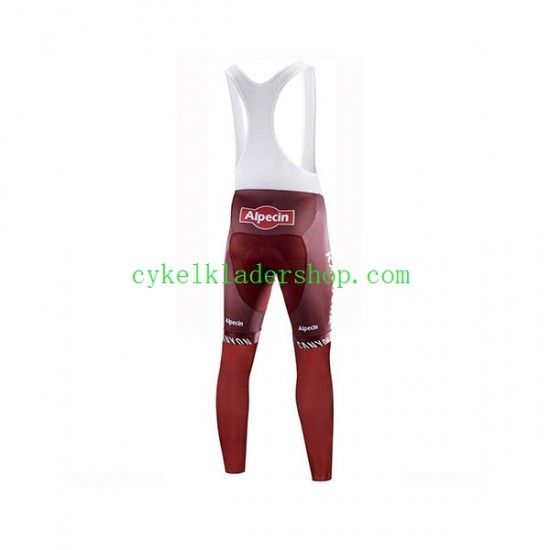 2019 Team Katusha Alpecin Män Cykeltröja Långärmad och Bib Cykeltights N001