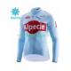 2019 Team Katusha Alpecin Män Cykeltröja Vinter Thermal Fleece N001