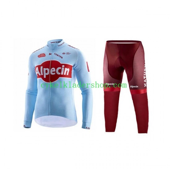 2019 Team Katusha Alpecin Män Cykeltröja Långärmad och Cykeltights N001