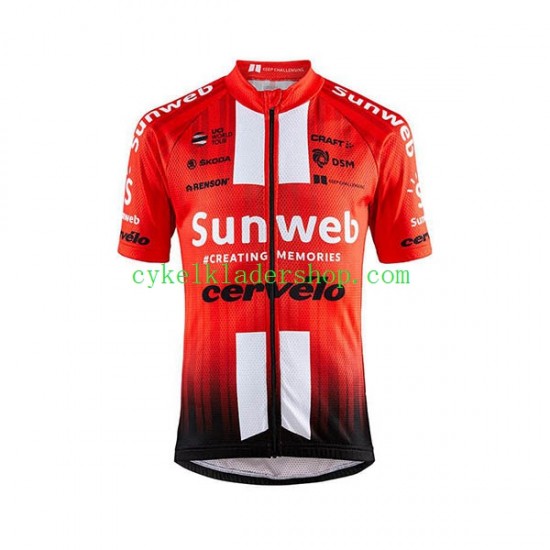 2019 Team Sunweb Män Cykeltröja Kortärmad N001