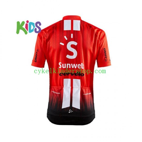 2019 Team Sunweb Barn Cykeltröja och Cykelshorts N001