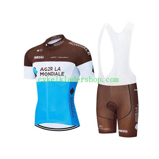 2020 AG2R La Mondiale Män Cykeltröja och Cykelshorts N001