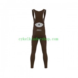 2020 AG2R La Mondiale Män Långa cykelbyxor med hängslen N002