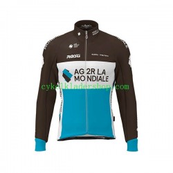 2020 AG2R La Mondiale Män Cykeltröja Långärmad N002