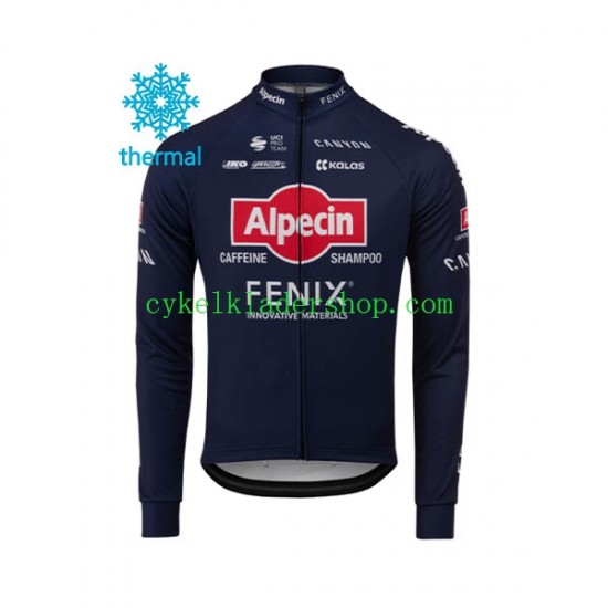 2020 Alpecin–Fenix Män Cykeltröja Vinter Thermal Fleece N001