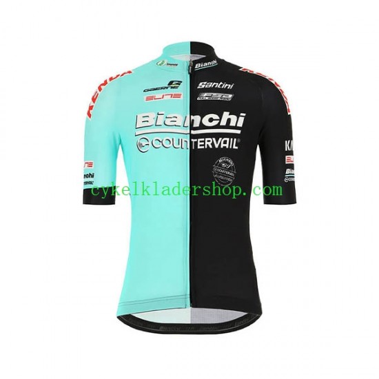 2020 Bianchi Countervail Män Cykeltröja Kortärmad N001