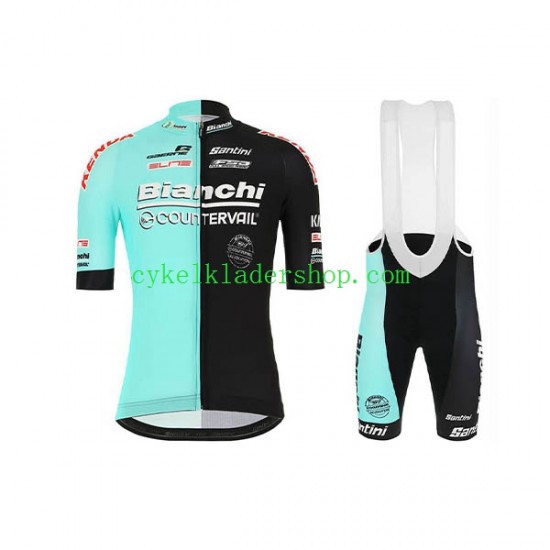 2020 Bianchi Countervail Män Cykeltröja och Cykelshorts N001