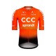 2020 CCC Pro Team Män Cykeltröja Kortärmad N001