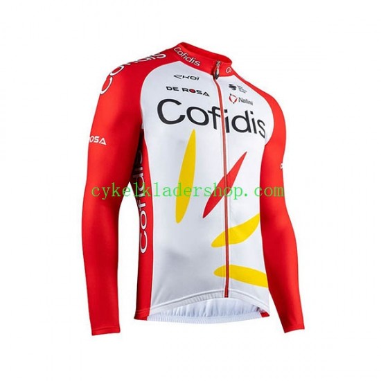 2020 Cofidis Pro Team Män Cykeltröja Långärmad och Bib Cykeltights N001