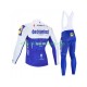 2020 Deceuninck–Quick-Step Män Cykeltröja Långärmad och Bib Cykeltights N001