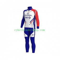 2020 Groupama–FDJ Män Cykeltröja Långärmad och Bib Cykeltights N001