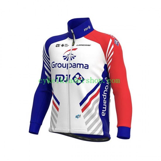 2020 Groupama–FDJ Män Cykeltröja Långärmad och Bib Cykeltights N001