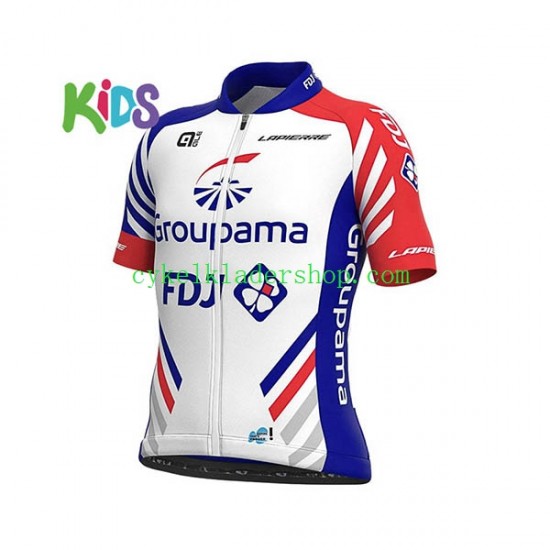 2020 Groupama–FDJ Barn Cykeltröja och Cykelshorts N001