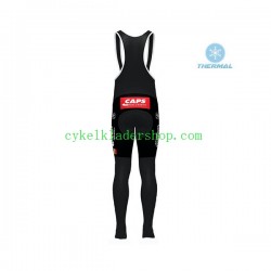 2020 Lotto Soudal Män Cykeltröja Långärmad och Bib Cykeltights Vinter Thermal Fleece N001