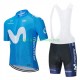 2020 Movistar Team Män Cykeltröja och Cykelshorts N001