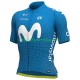 2020 Movistar Team Män Cykeltröja och Cykelshorts N001