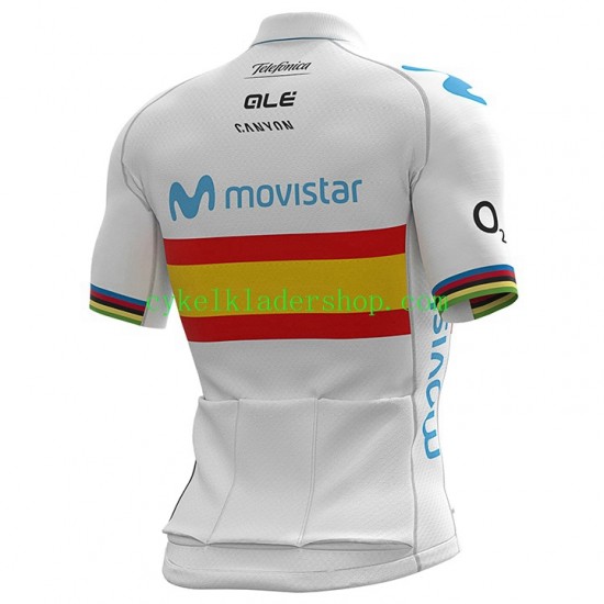 2020 Movistar Team Män Cykeltröja Kortärmad N004