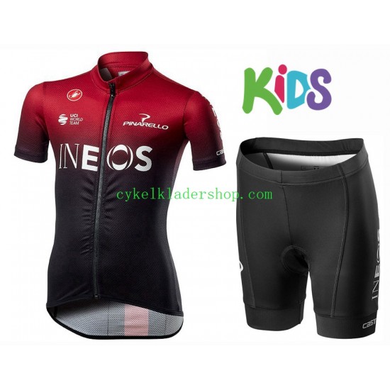 2020 TEAM INEOS Barn Cykeltröja och Cykelshorts N001