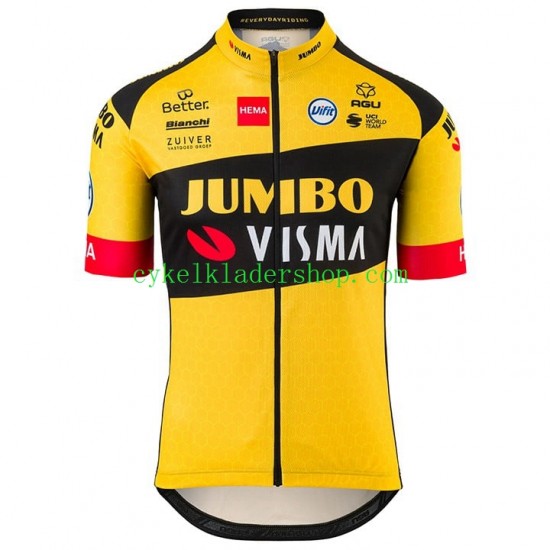 2020 Team Jumbo–Visma Män Cykeltröja Kortärmad N001