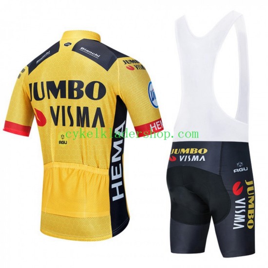 2020 Team Jumbo–Visma Män Cykeltröja och Cykelshorts N001