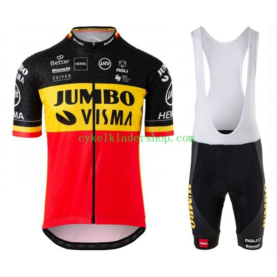 2020 Team Jumbo–Visma Män Cykeltröja och Cykelshorts N002