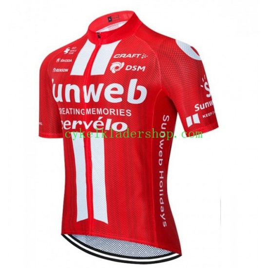 2020 Team Sunweb Män Cykeltröja Kortärmad N001