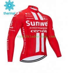 2020 Team Sunweb Män Cykeltröja Vinter Thermal Fleece N001