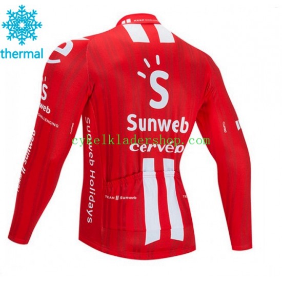 2020 Team Sunweb Män Cykeltröja Vinter Thermal Fleece N001