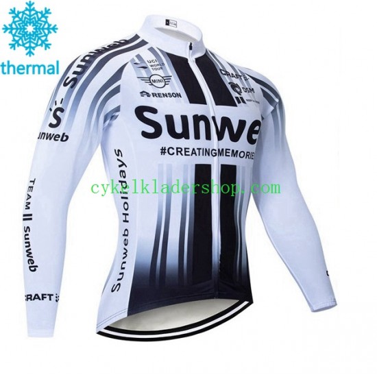 2020 Team Sunweb Män Cykeltröja Vinter Thermal Fleece N002