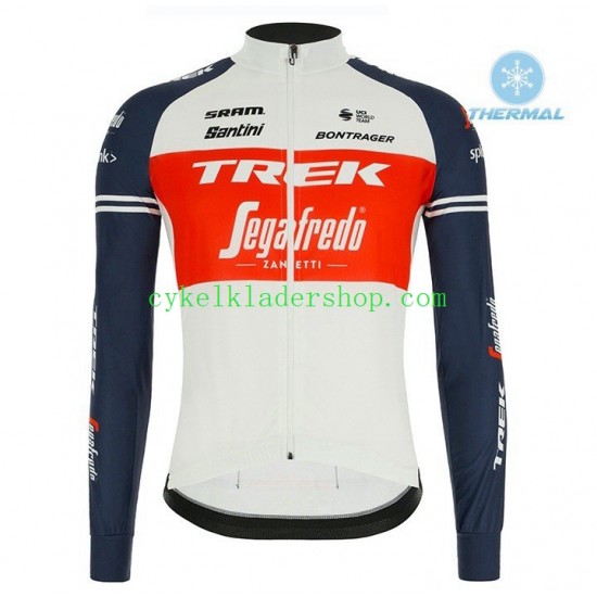 2020 Trek Segafredo Män Cykeltröja Långärmad och Bib Cykeltights Vinter Thermal Fleece N001