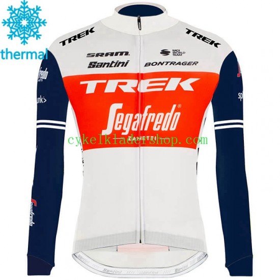 2020 Trek-Segafredo Män Cykeltröja Vinter Thermal Fleece N001