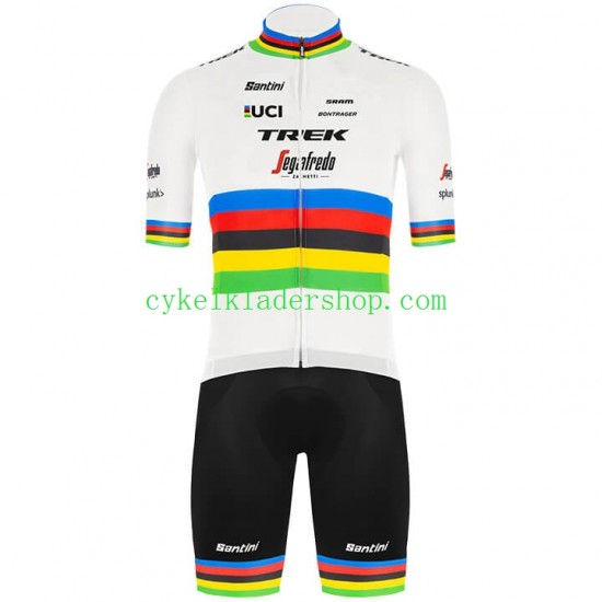 2020 Trek-Segafredo UCI World Champion Män Cykeltröja och Cykelshorts N001