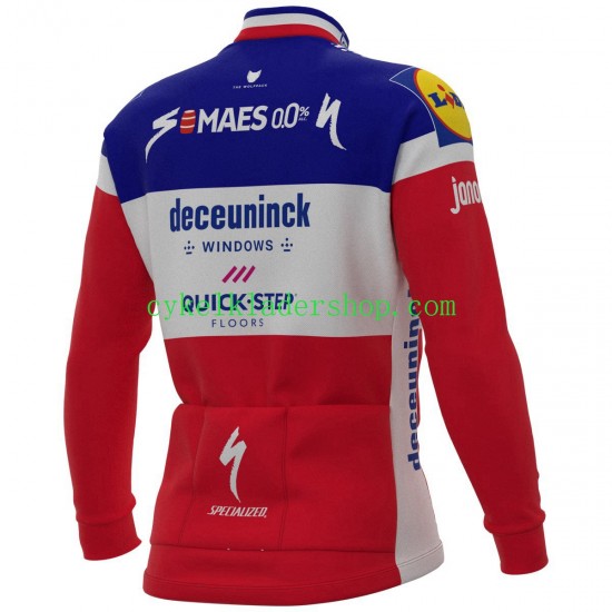 2021 Deceuninck–Quick-Step Män Cykeltröja Långärmad N002