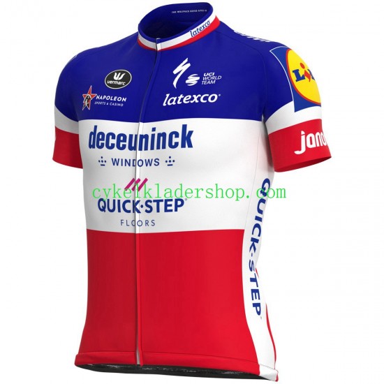 2021 Deceuninck–Quick-Step Män Cykeltröja Långärmad N002