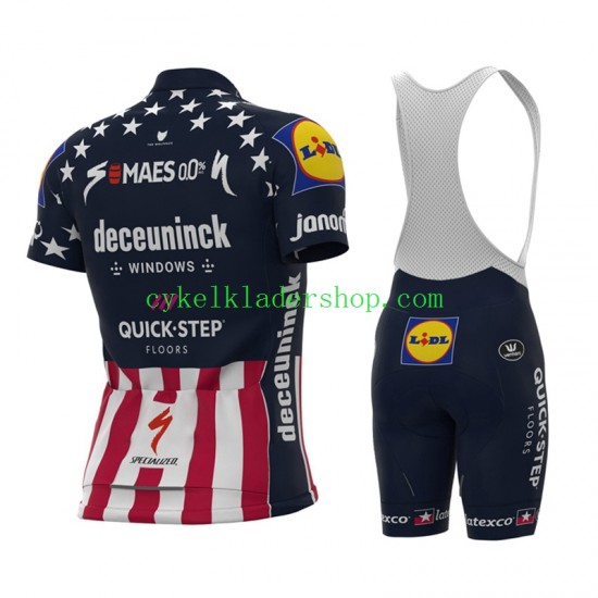 2021 Deceuninck–Quick-Step Män Cykeltröja och Cykelshorts N005