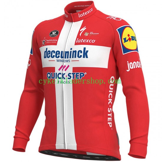 2021 Deceuninck–Quick-Step Män Cykeltröja Långärmad N007