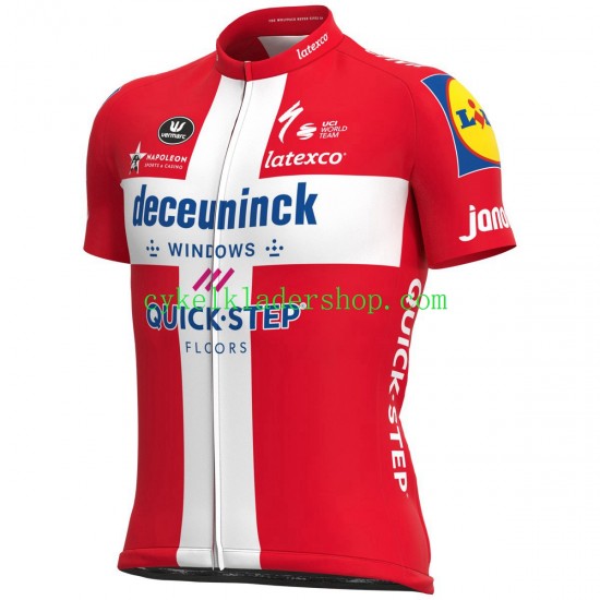 2021 Deceuninck–Quick-Step Män Cykeltröja Kortärmad N007