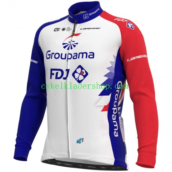 2021 Groupama-FDJ Män Cykeltröja Långärmad N001