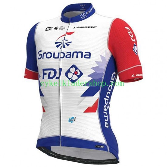 2021 Groupama-FDJ Män Cykeltröja Kortärmad N001