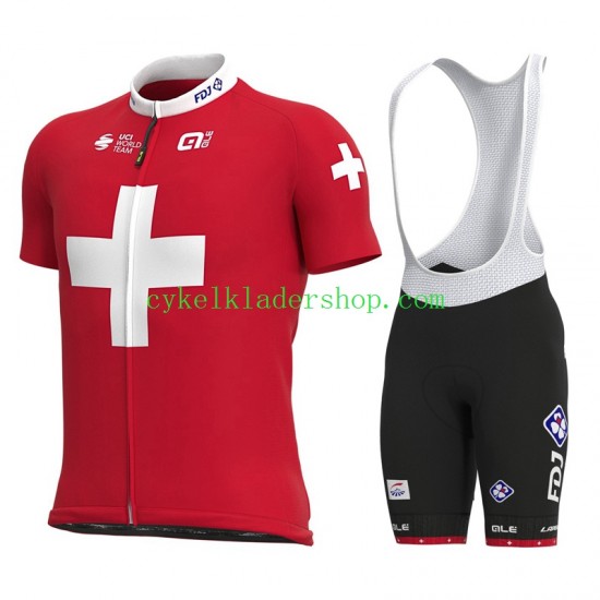 2021 Groupama-FDJ Män Cykeltröja och Cykelshorts N002