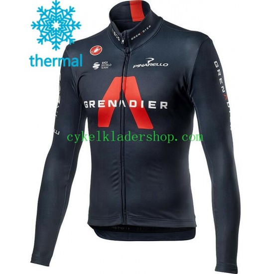 2021 Ineos Grenadiers Män Cykeltröja Vinter Thermal Fleece N001