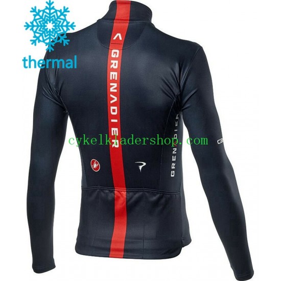 2021 Ineos Grenadiers Män Cykeltröja Vinter Thermal Fleece N001