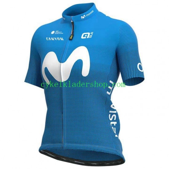 2021 Movistar Team Kvinnor Cykeltröja Kortärmad N001