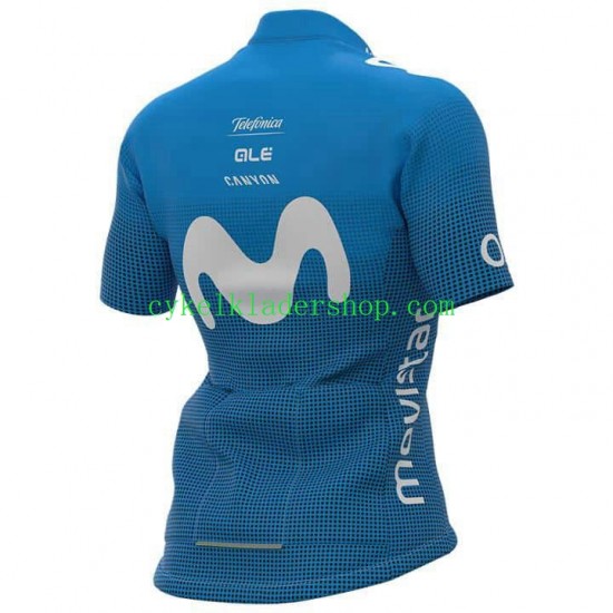 2021 Movistar Team Kvinnor Cykeltröja Kortärmad N001