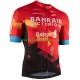 2021 Team Bahrain Victorious Män Cykeltröja Kortärmad N001