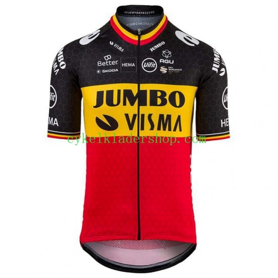 2021 Team Jumbo-Visma Män Cykeltröja Kortärmad N001