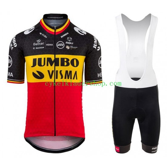 2021 Team Jumbo-Visma Män Cykeltröja och Cykelshorts N001